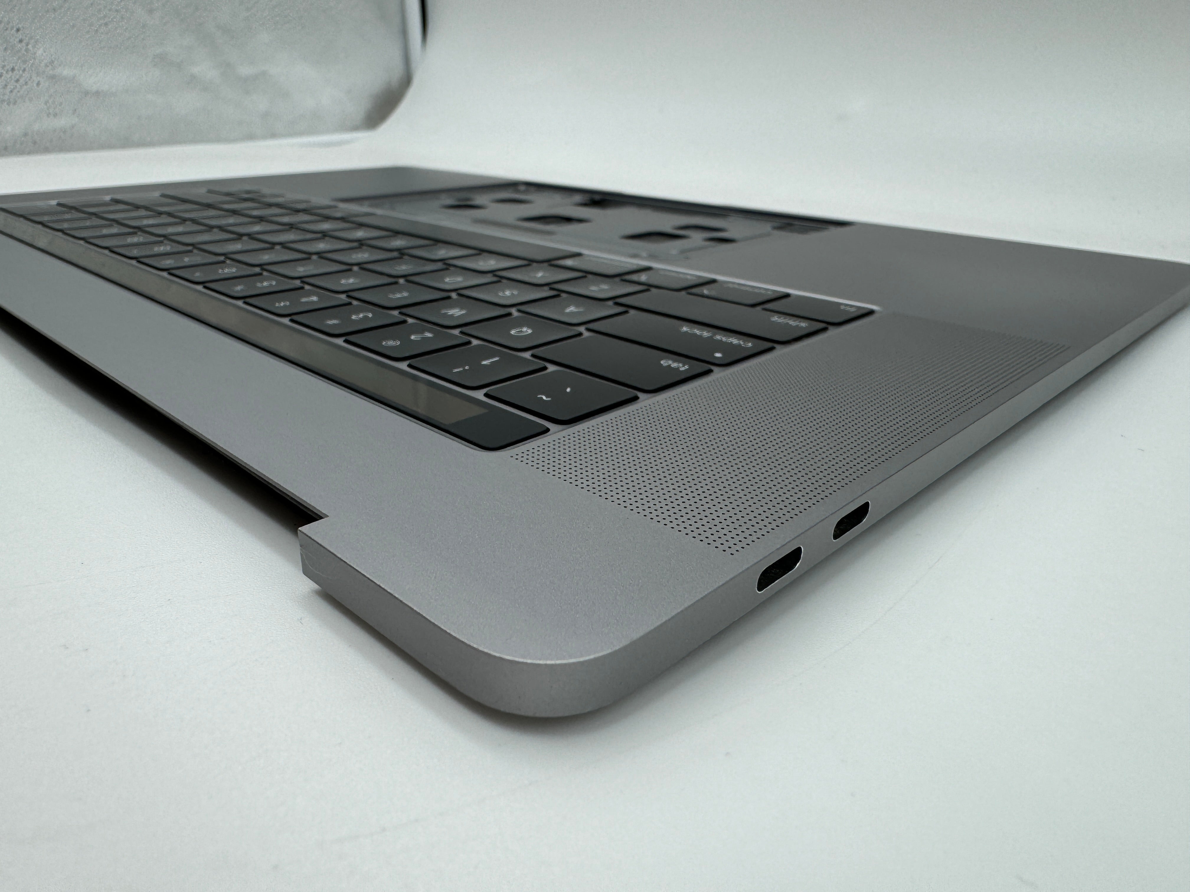 Macbook Pro 15" 2018 2019 A1990 QWERTY Topcase Akku Tastatur Grau #T662