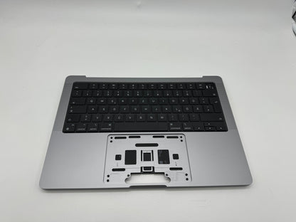 Macbook Pro 14" 2021 A2442 Topcase QWERTZ Tastatur Spacegrau #T532