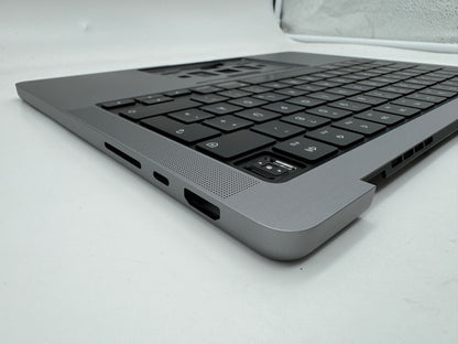 Macbook Pro 14" 2021 A2442 Topcase QWERTZ Tastatur Spacegrau #T532