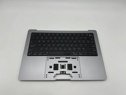 Macbook Pro 14" 2021 A2442 Topcase QWERTY US Tastatur Spacegrau #T535