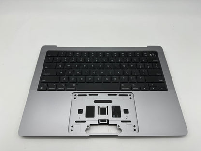 Macbook Pro 14" 2021 A2442 Topcase QWERTY US Tastatur Spacegrau #T535