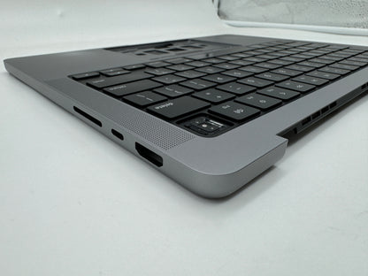 Macbook Pro 14" 2021 A2442 Topcase QWERTY US Tastatur Spacegrau #T535