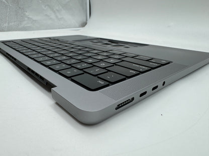 Macbook Pro 14" 2021 A2442 Topcase QWERTY US Tastatur Spacegrau #T535