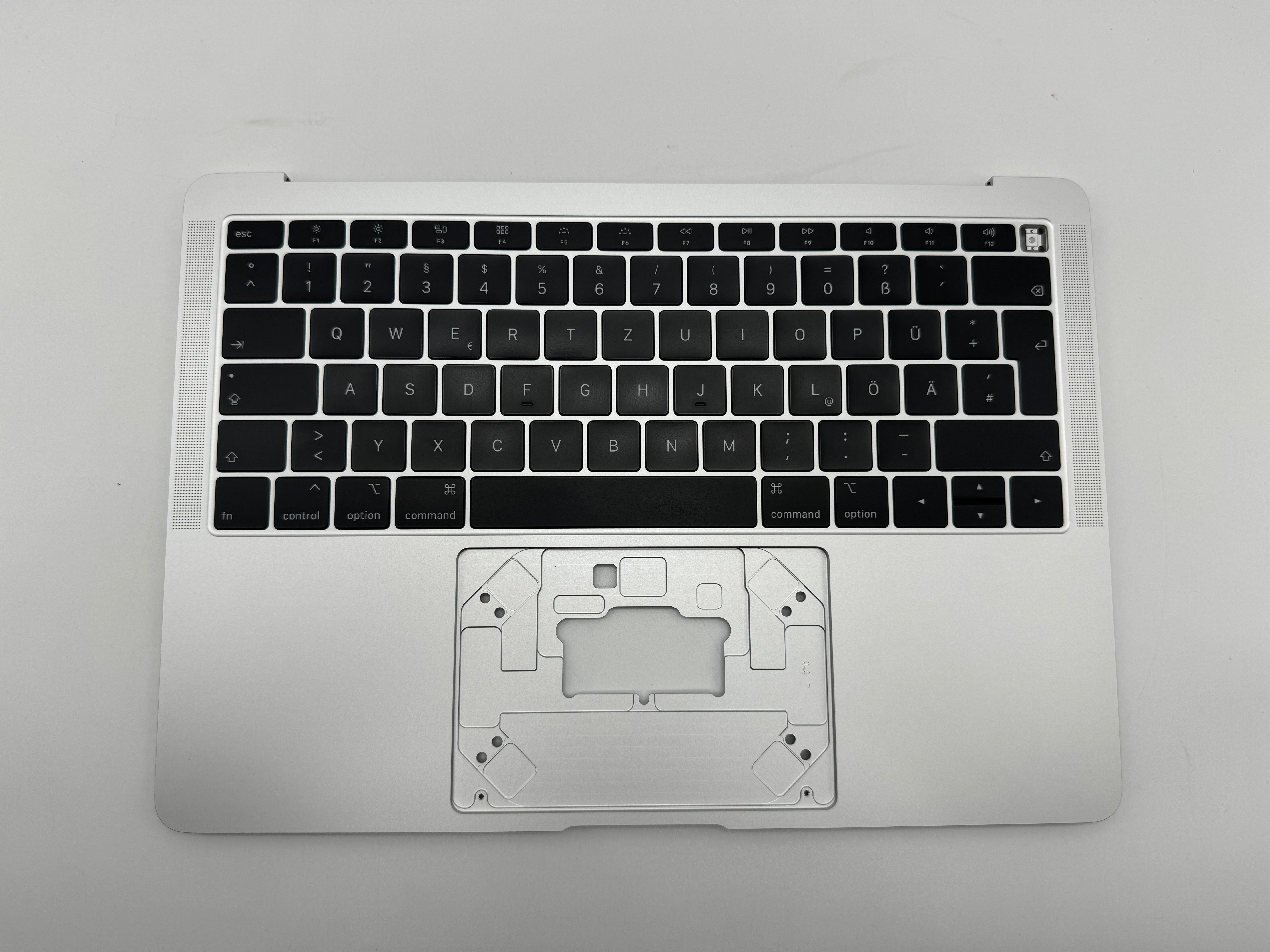 Macbook Air 13" 2018 2019 A1932 Topcase QWERTZ Tastatur Silber #T539