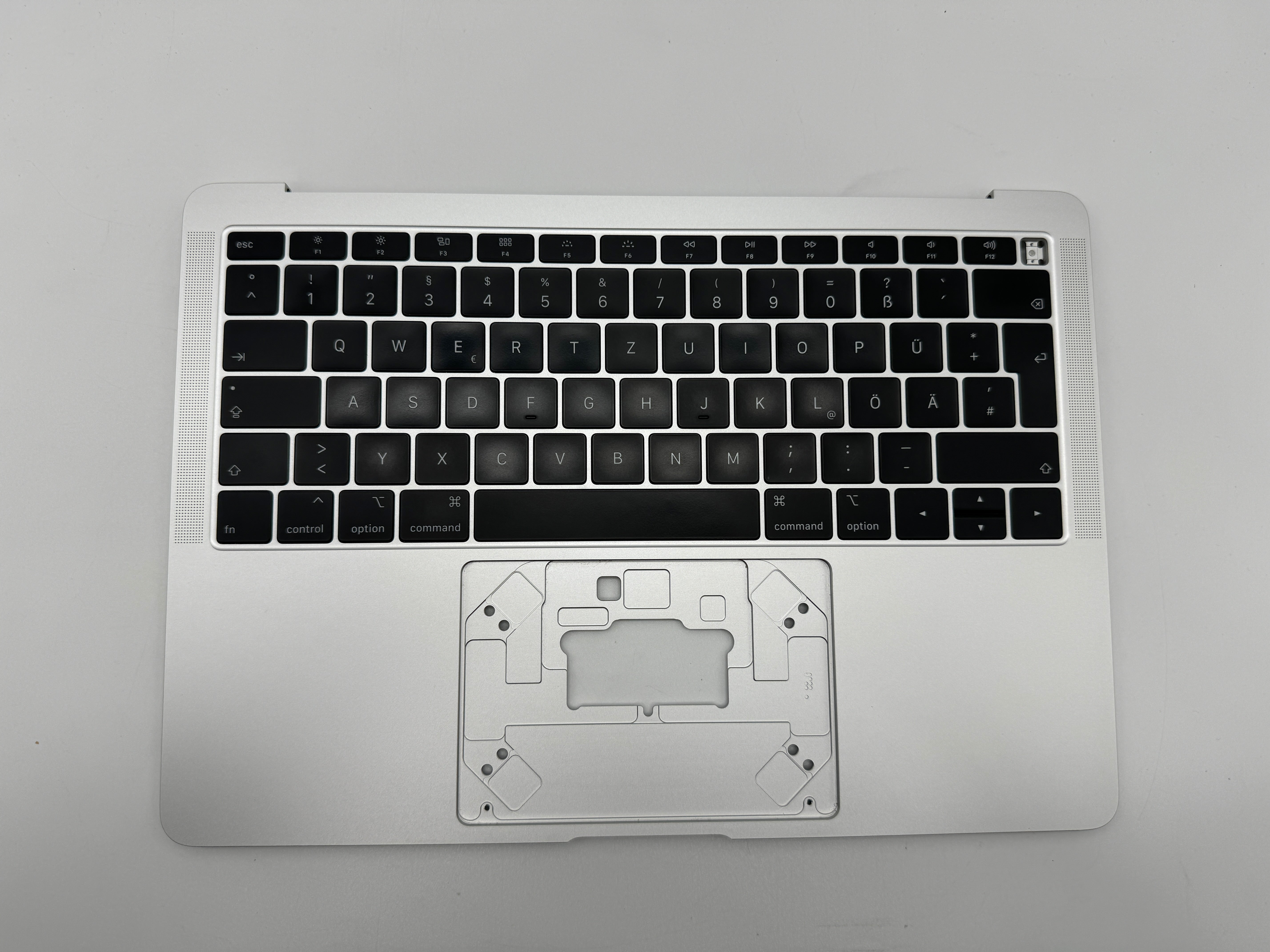 Macbook Air 13" 2018 2019 A1932 Topcase QWERTZ Tastatur Silber #T540