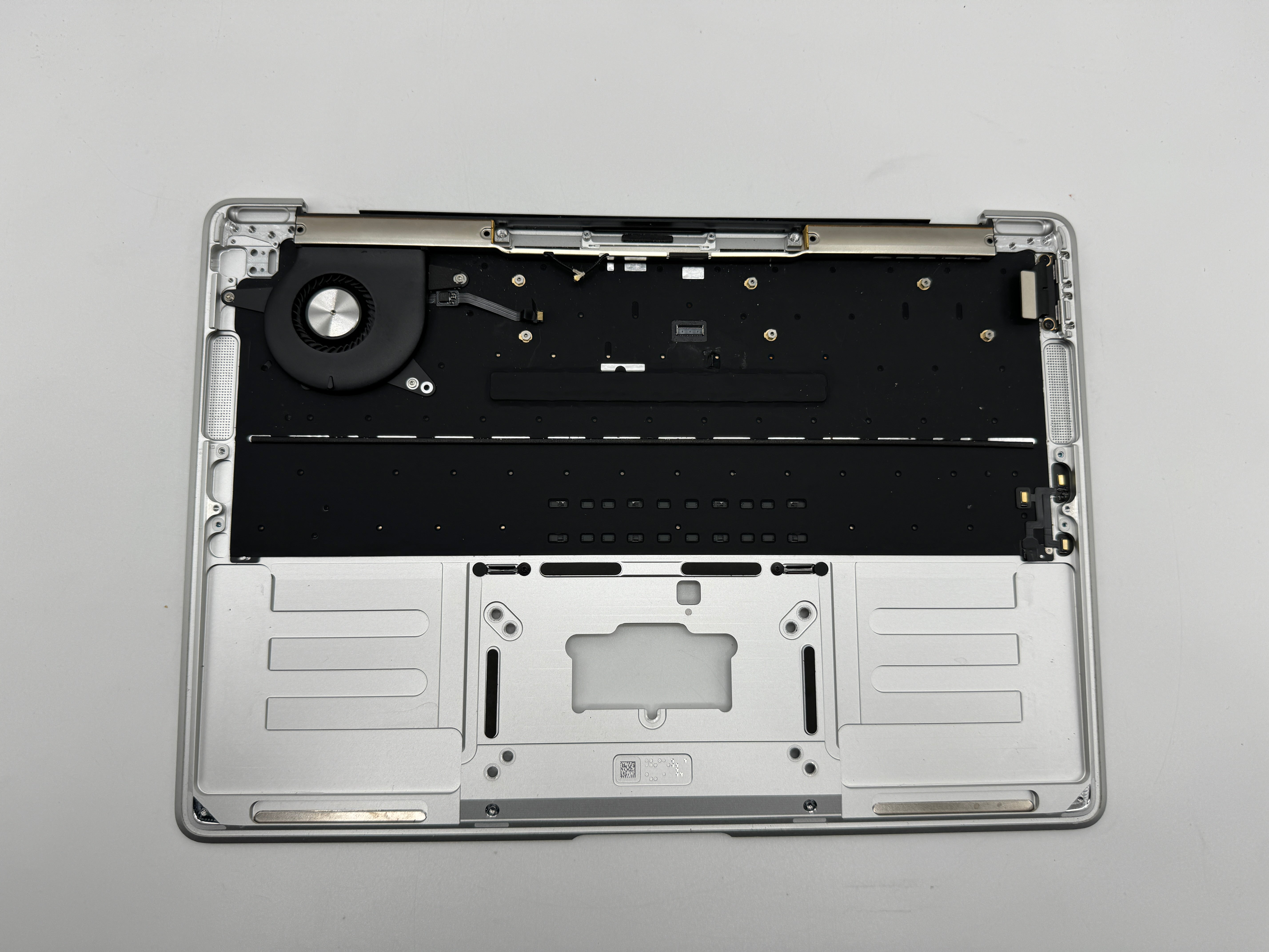 Macbook Air 13" 2018 2019 A1932 Topcase QWERTZ Tastatur Silber #T540