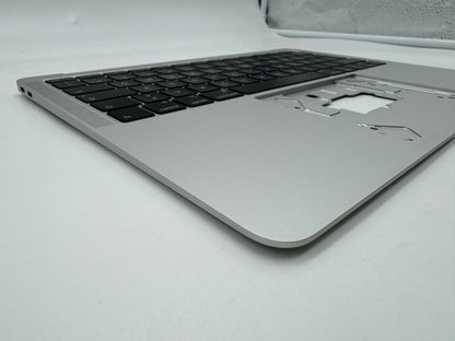 Macbook Air 13" 2018 2019 A1932 Topcase QWERTZ Tastatur Silber #T542