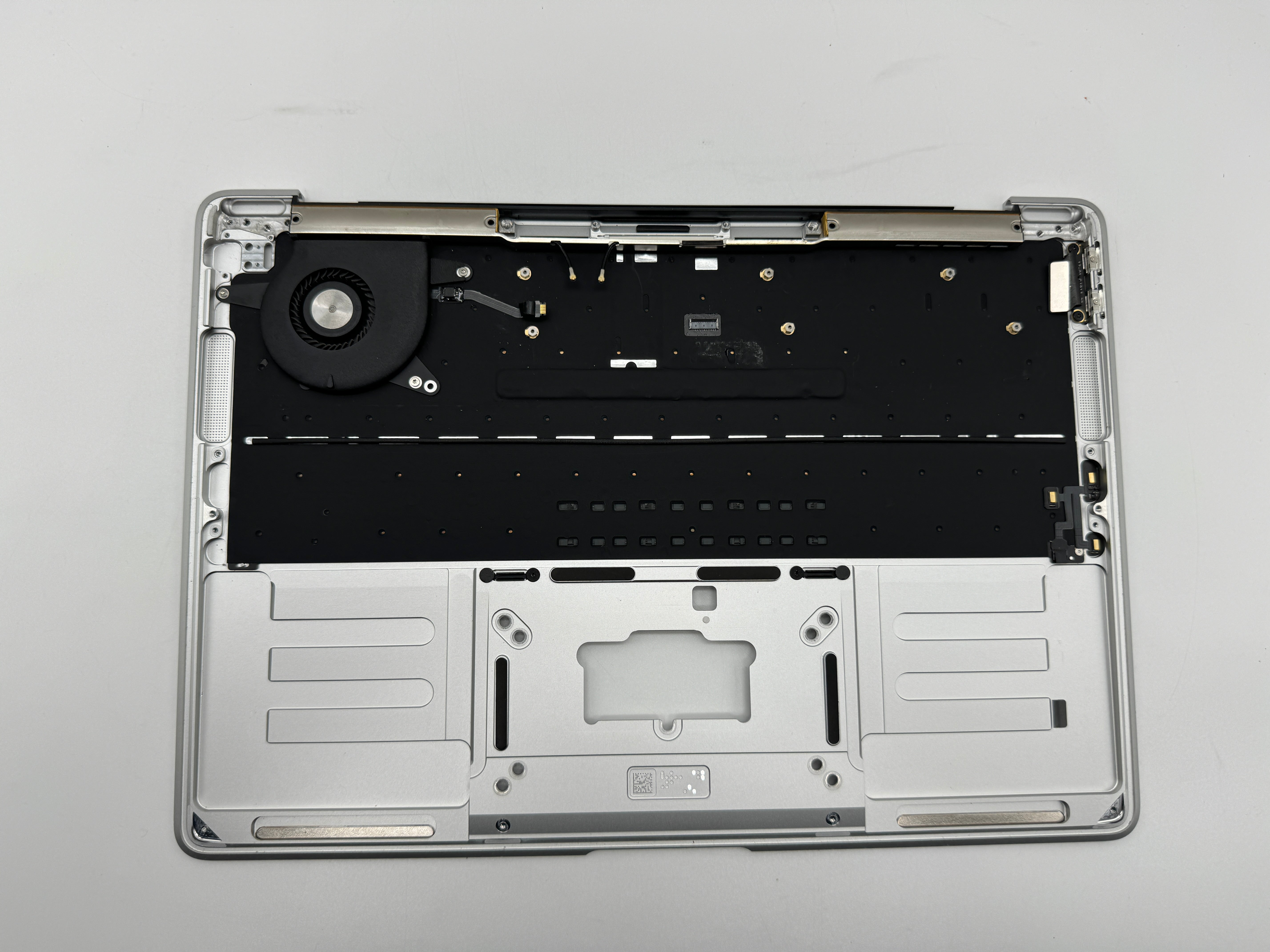 Macbook Air 13" 2018 2019 A1932 Topcase QWERTZ Tastatur Silber #T542