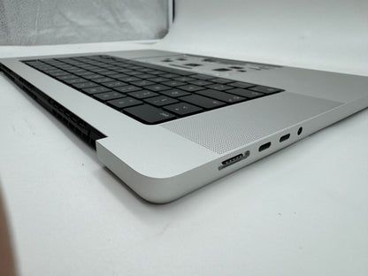 Macbook Pro 16" 2021 A2485 Topcase QWERTZ Tastatur Silber #T543