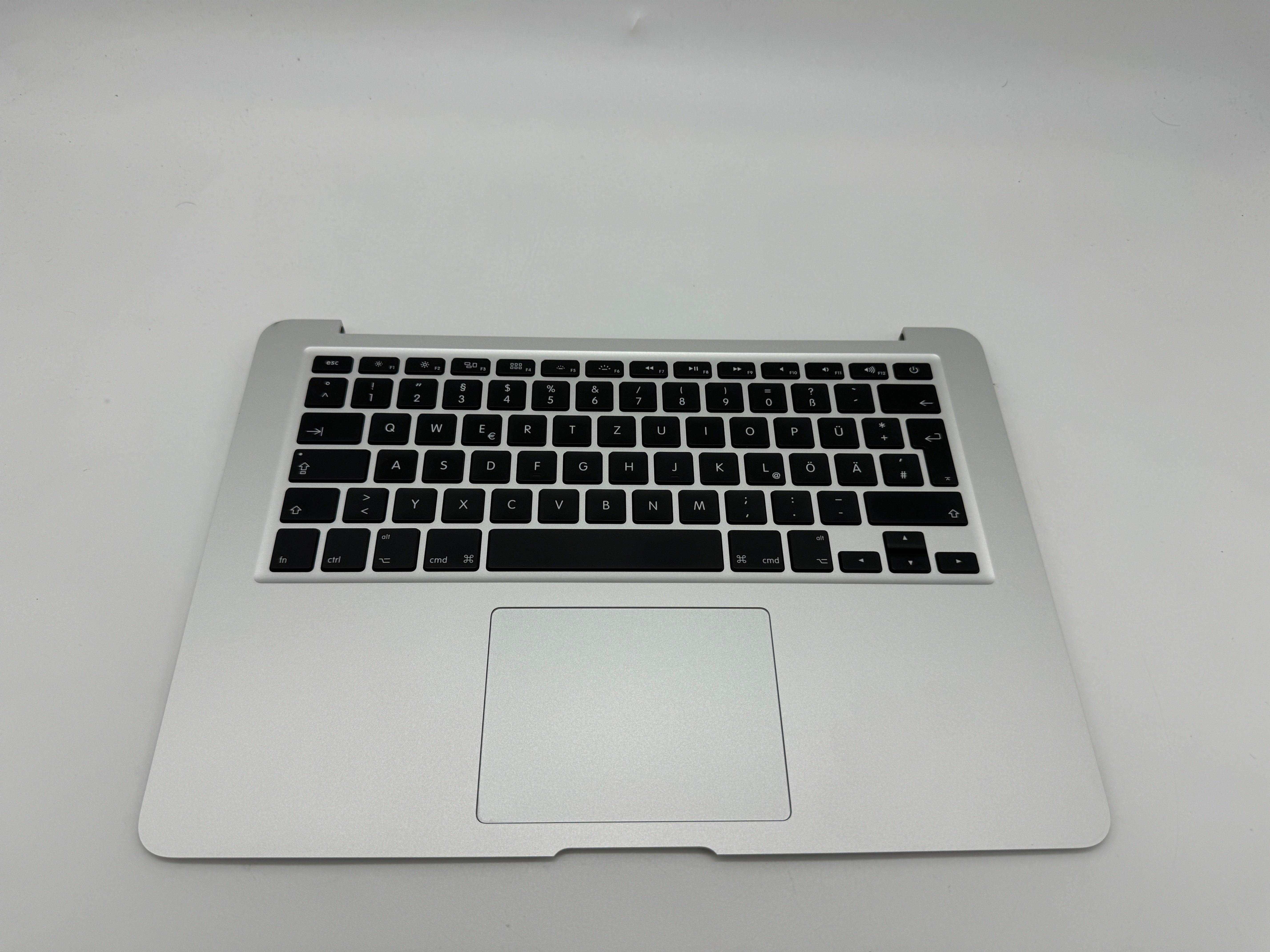 MacBook Air 13" A1466 2013 - 2017 Topcase QWERTZ Tastatur Akku Silber #T550