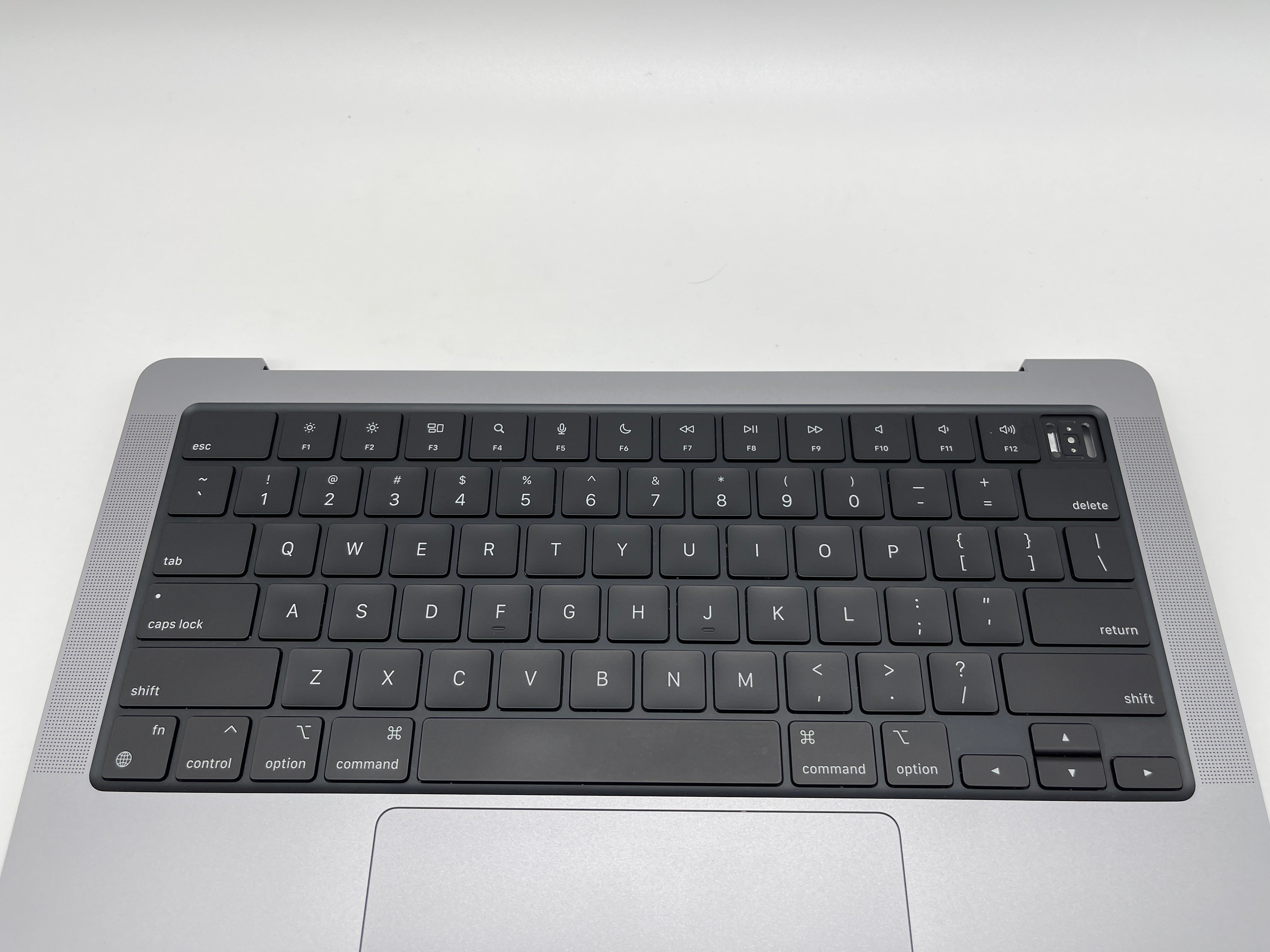 Macbook Pro 14" 2021 A2442 Topcase QWERTY Trackpad Tastatur Grau #T336