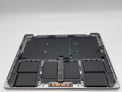 Macbook Pro 14" 2021 A2442 Topcase QWERTY Trackpad Tastatur Grau #T336