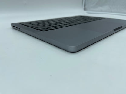 Macbook Pro 14" 2021 A2442 Topcase QWERTY Trackpad Tastatur Grau #T341