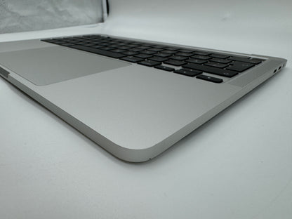 Macbook Pro 13" A2251 2020 Topcase QWERTZ Akku Tastatur Silber #T564