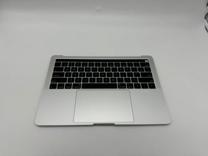 Macbook Pro 13" A1989 2018 2019 Topcase Tastatur Akku Trackpad Silber #T596