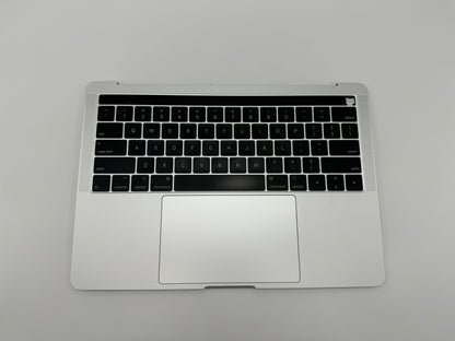 Macbook Pro 13" A1989 2018 2019 Topcase Tastatur Akku Trackpad Silber #T596