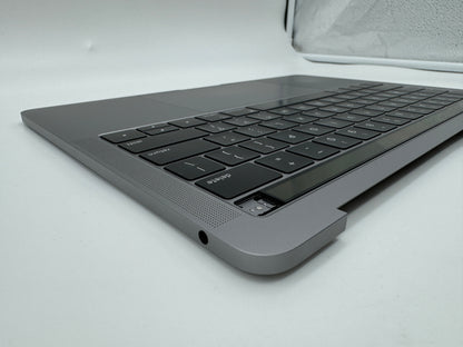 Macbook Pro 13" A2159 2019 Topcase Tastatur QWERTY Trackpad Grau #T571