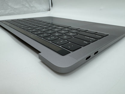 Macbook Pro 13" A2159 2019 Topcase Tastatur QWERTY Trackpad Grau #T571