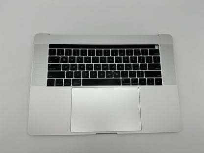 Macbook Pro 15" 2018 2019 A1990 Topcase Trackpad Tastatur Silber #T573