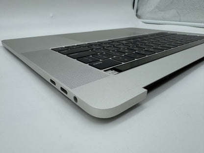 Macbook Pro 15" 2018 2019 A1990 Topcase Trackpad Tastatur Silber #T573