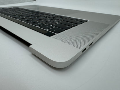 Macbook Pro 15" 2018 2019 A1990 Topcase Trackpad Tastatur Silber #T573