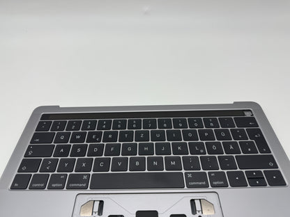 Macbook Pro 13" 2016 2017 A1706 Topcase Akku Tastatur Spacegrau #T582