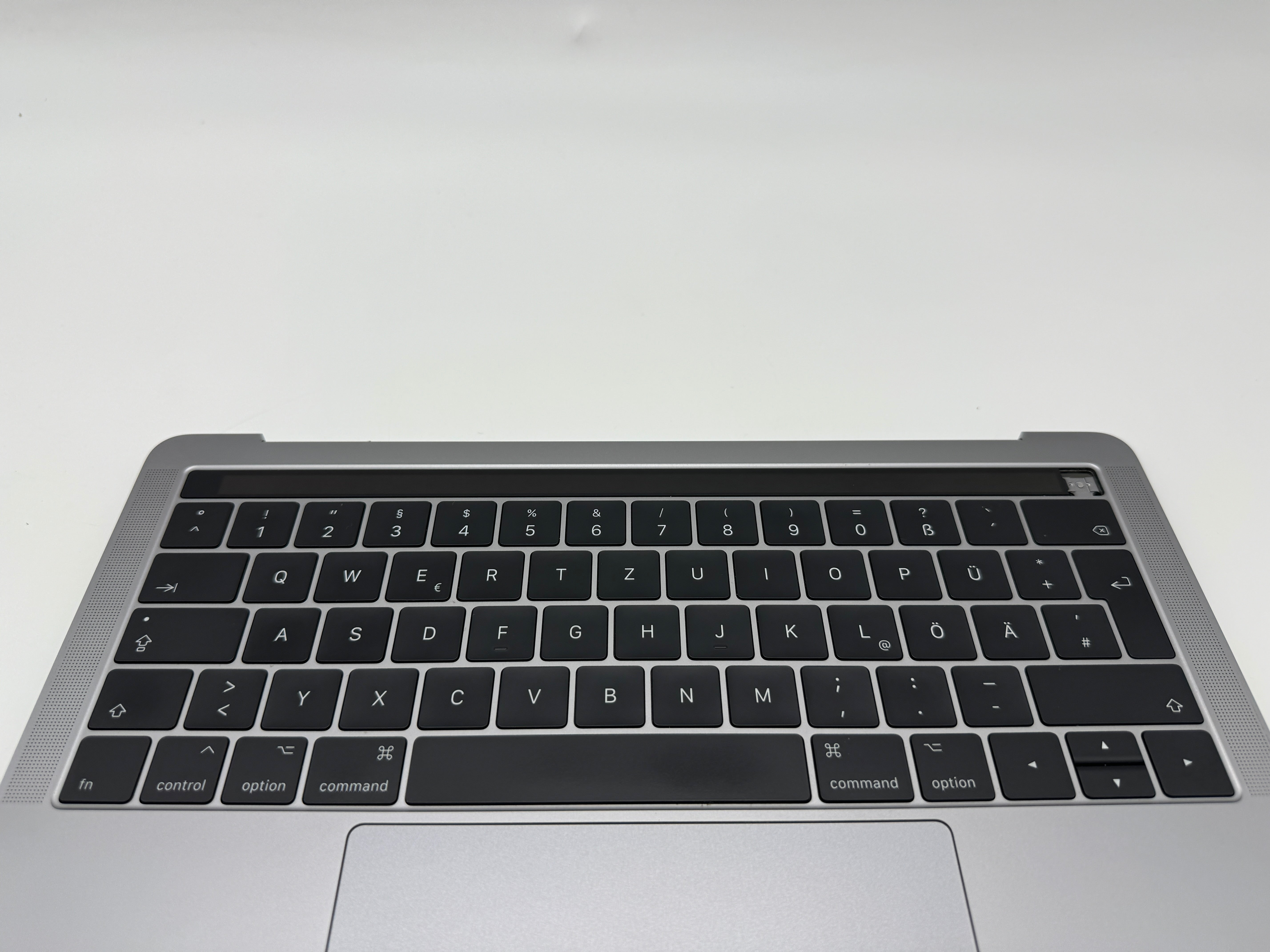 Macbook Pro 13" 2016 2017 A1706 Topcase Trackpad Tastatur Grau #T584