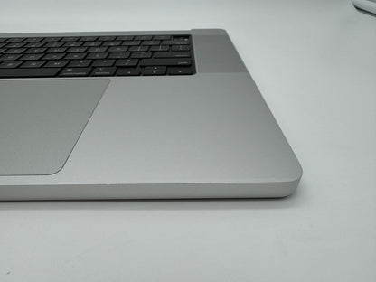 Macbook Pro 16" 2021 A2485 Topcase QWERTY Trackpad Tastatur Silber #T575