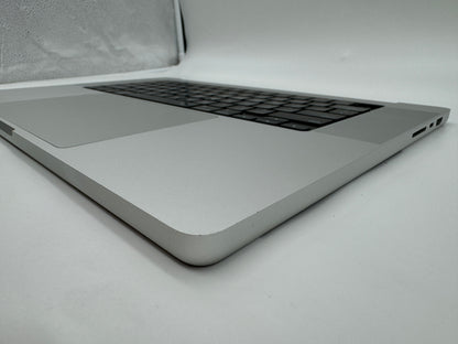 Macbook Pro 16" 2021 A2485 Topcase QWERTY Trackpad Tastatur Silber #T575