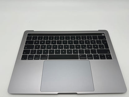 Macbook Pro 13" 2016 2017 A1706 Topcase Trackpad Tastatur Spacegrau #T590