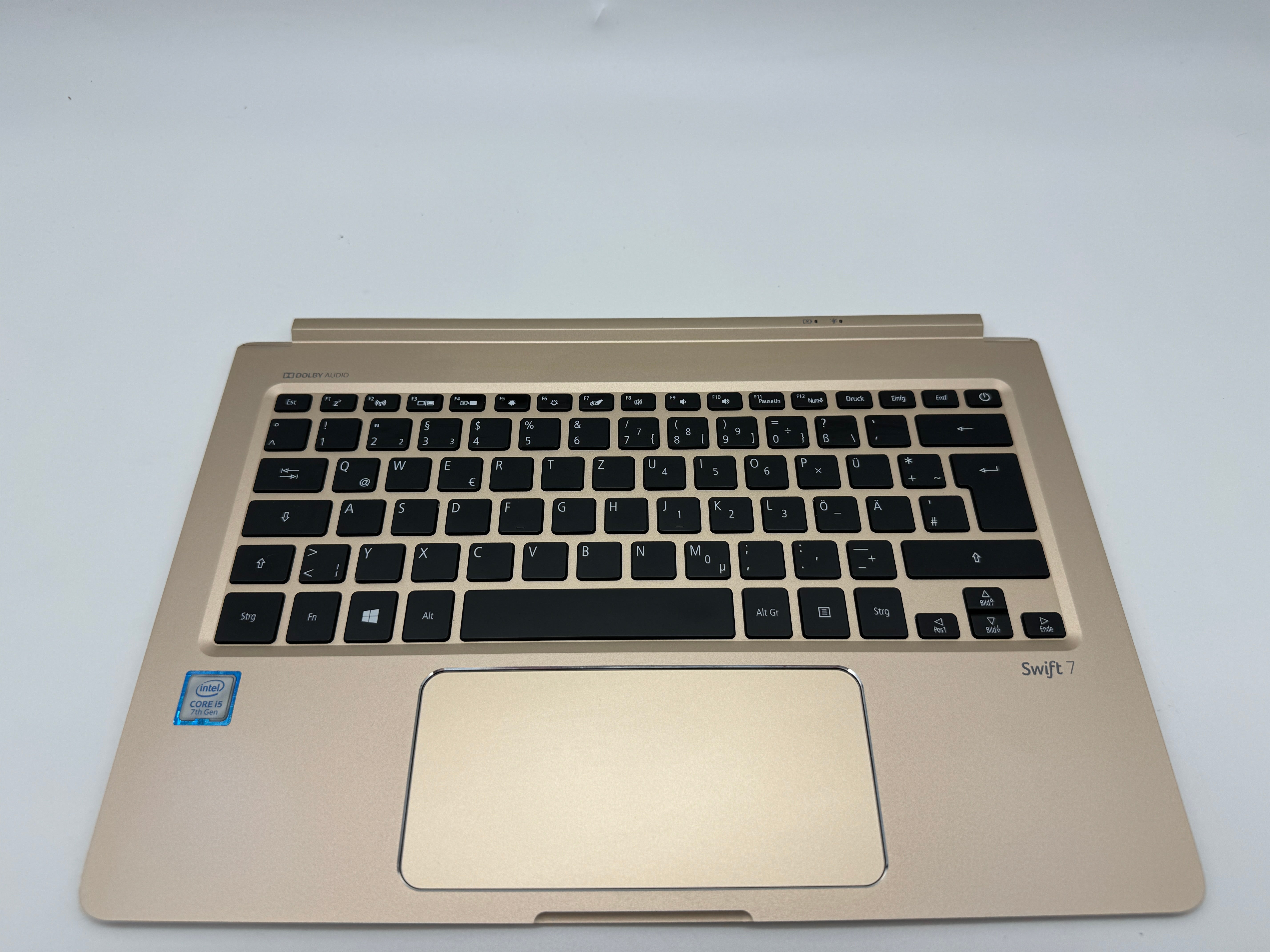 Acer Swift 7 SF713-51 Topcase Tastatur Mauspad V160266AK1 Gold QWERTZ