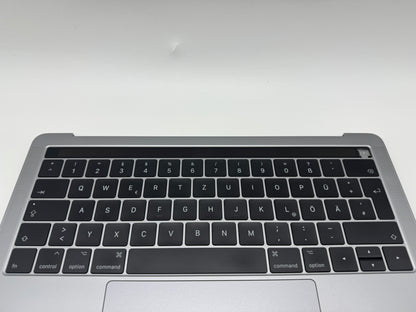 Macbook Pro 13" 2016 2017 A1706 Topcase Akku Tastatur Spacegrau #T600