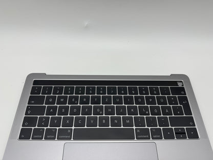 Macbook Pro 13" 2016 2017 A1706 Topcase Akku Tastatur Spacegrau #T601