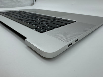 MacBook Pro 16" 2019 A2141 Silber Akku Topcase Tastatur QWERTZ #T579