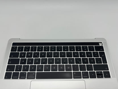 Macbook Pro 13" 2016 2017 A1706 Topcase Trackpad Gehäuse Silber #T609