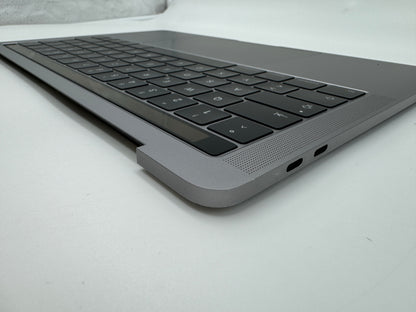 Macbook Pro 13" 2016 2017 A1706 Topcase Trackpad Tastatur Grau #T580