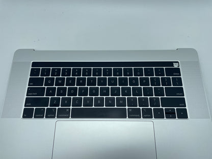 MacBook Pro 15 Zoll 2018 2019 A1990 Topcase Trackpad Akku silber #T322