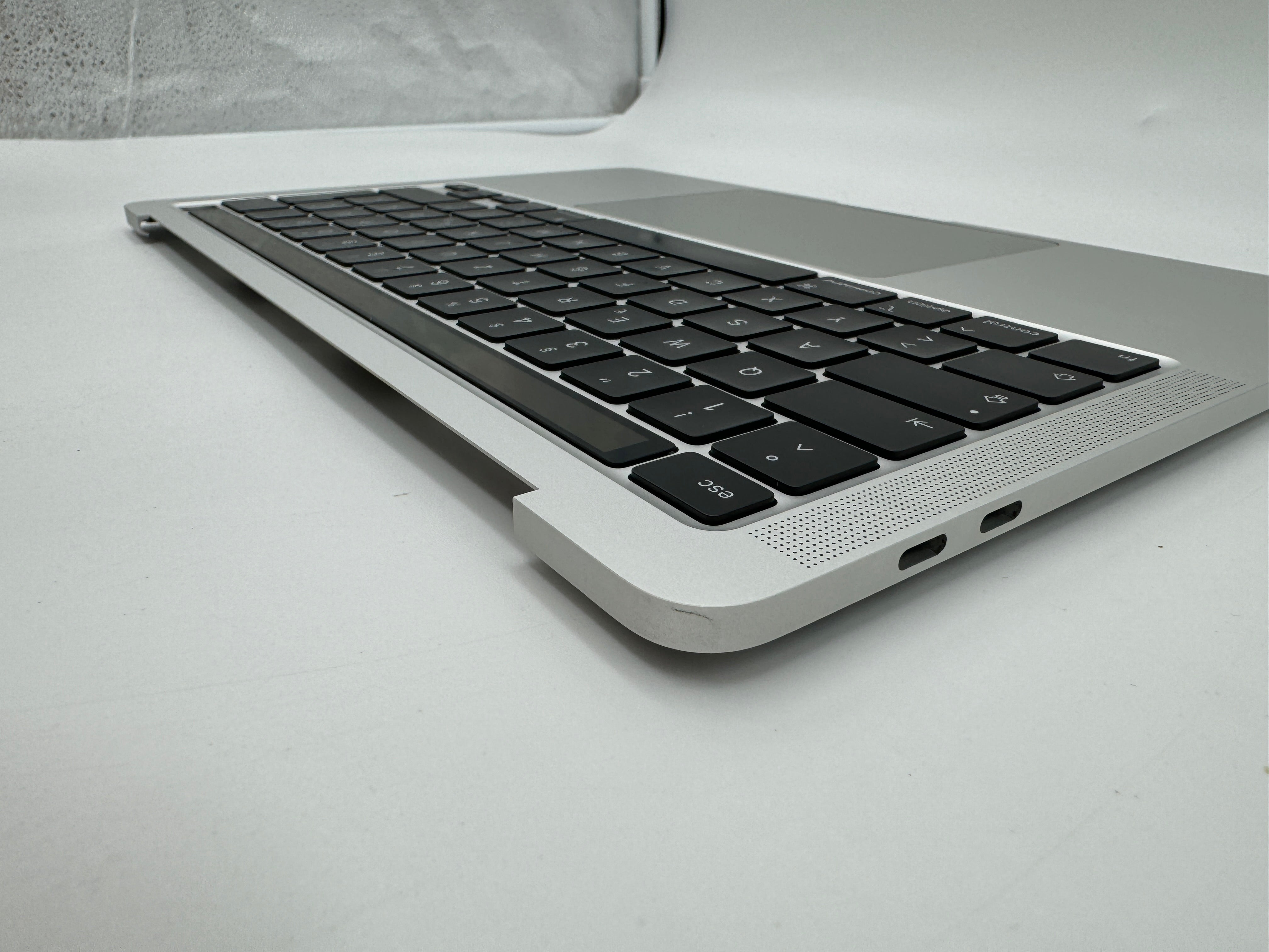 Macbook Pro 13" A2289 2020 Topcase Tastatur Trackpad Silber Akku #T612