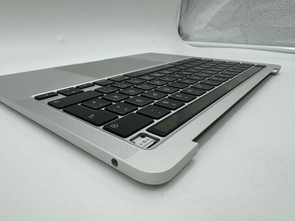 Macbook Pro 13" A2289 2020 Topcase Tastatur Trackpad Silber Akku #T613