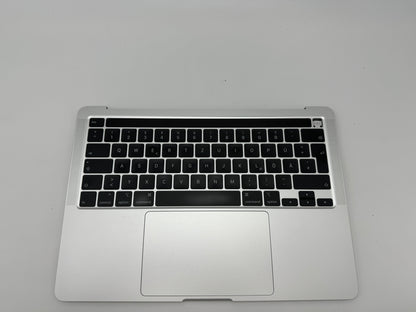 Macbook Pro 13" A2289 2020 Topcase Tastatur Trackpad Silber Akku #T614