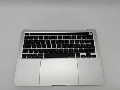 Macbook Pro 13" A2289 2020 Topcase Tastatur Trackpad Silber Akku #T615