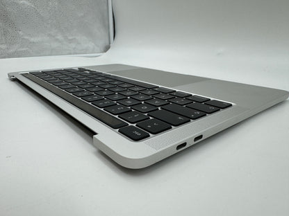 Macbook Pro 13" A2289 2020 Topcase Tastatur Trackpad Silber Akku #T615