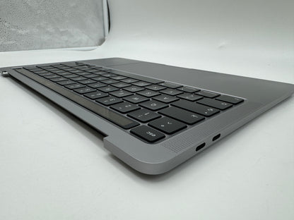 Macbook Pro 13" A2289 2020 Topcase Tastatur Trackpad Spacegrau Akku #T616