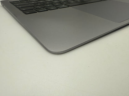 Macbook Air 13" 2018 2019 A1932 Topcase QWERTZ Trackpad Tastatur Grau #T737