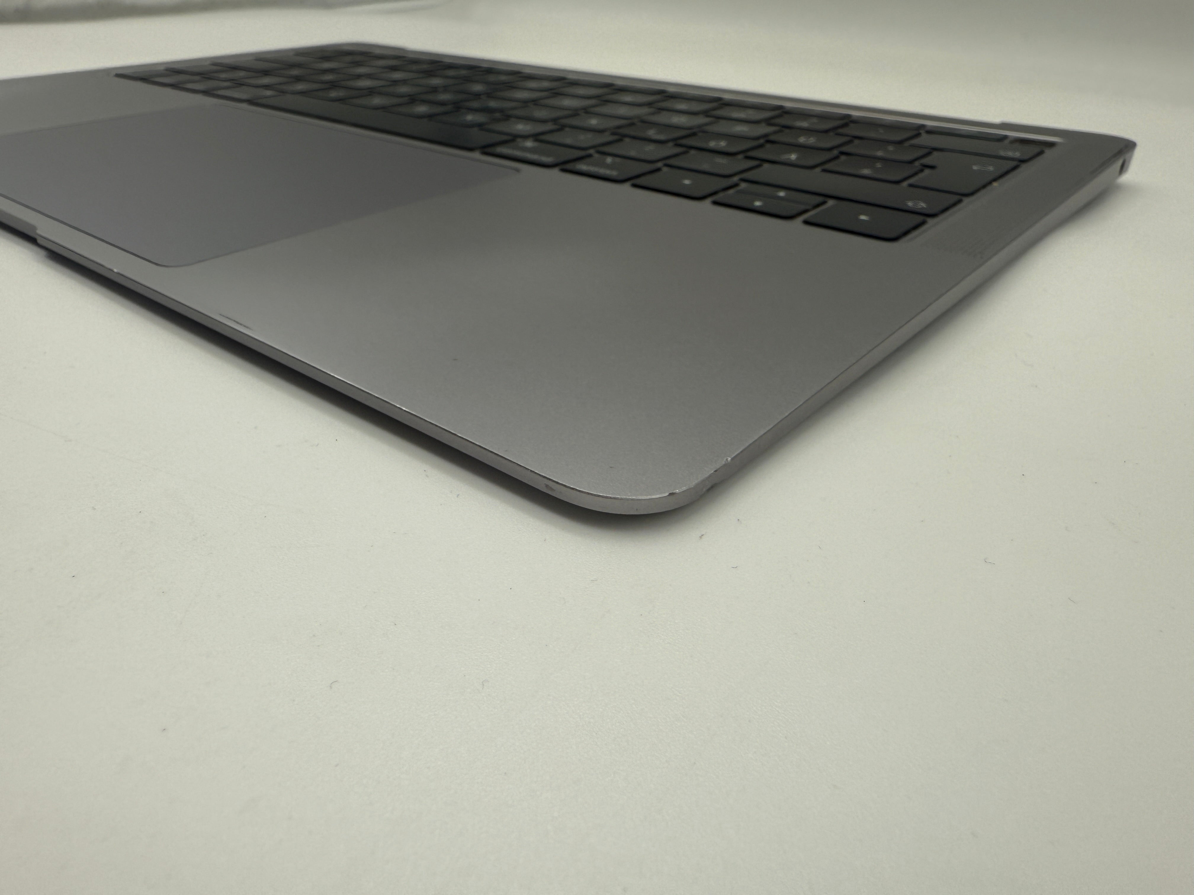 Macbook Air 13" 2018 2019 A1932 Topcase QWERTZ Trackpad Tastatur Grau #T737