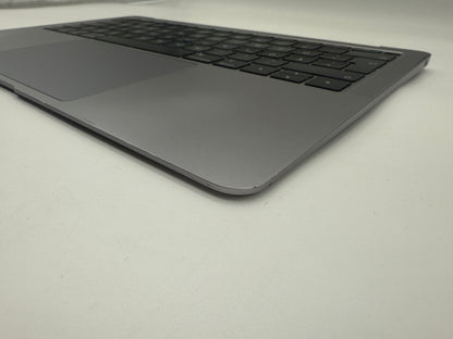 Macbook Air 13" 2018 2019 A1932 Topcase QWERTZ Trackpad Tastatur Grau #T737