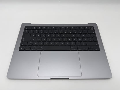 Macbook Pro 14" 2023 A2779 Topcase QWERTZ Tastatur Spacegrau #T1002