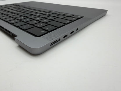 Macbook Pro 14" 2023 A2779 Topcase QWERTZ Tastatur Spacegrau #T1002