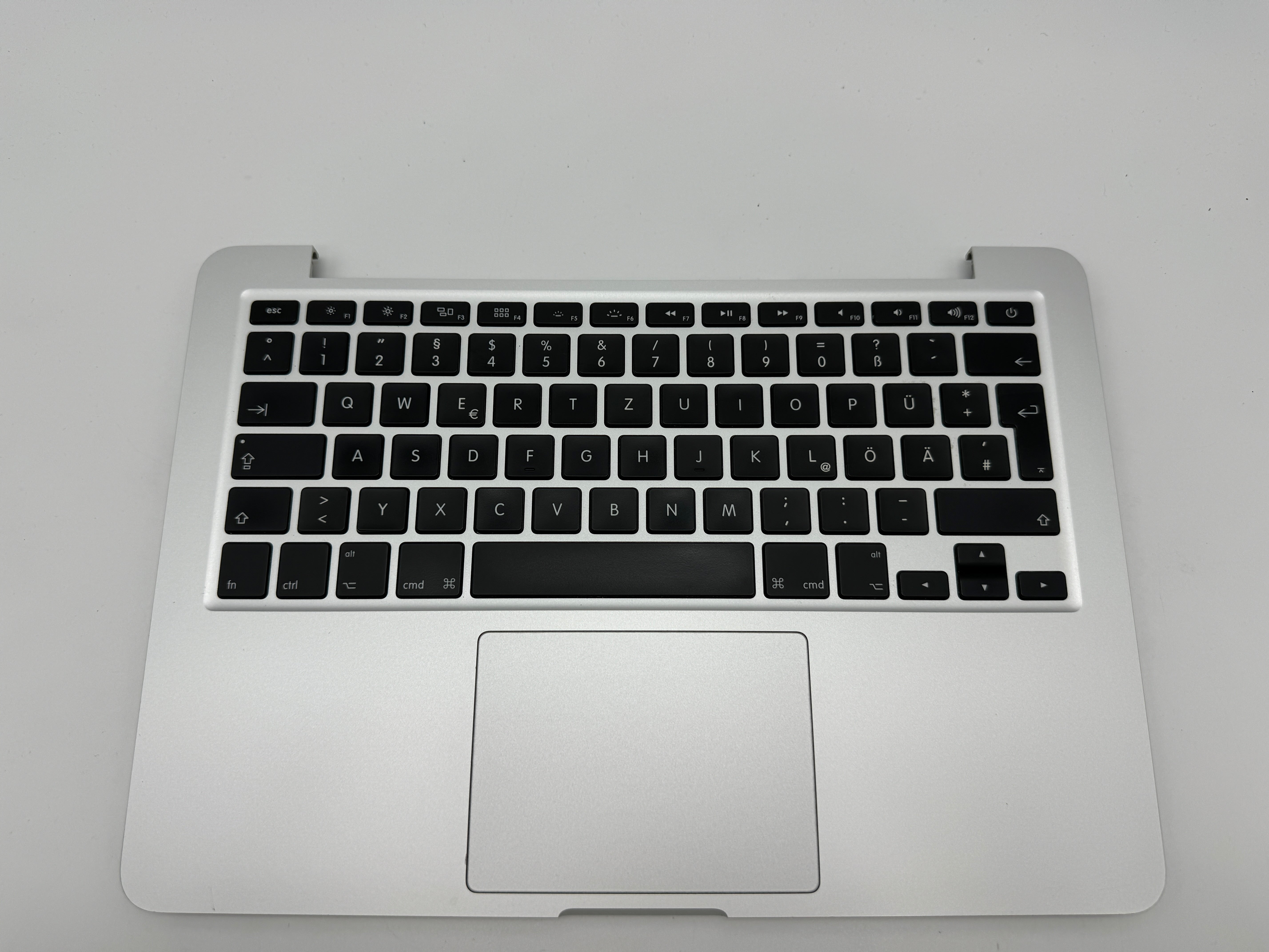 MacBook Pro 13 Zoll 2015 A1502 Topcase Trackpad Silber QWERTZ #T85