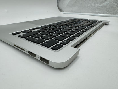 MacBook Pro 13 Zoll 2015 A1502 Topcase Trackpad Silber QWERTZ #T85